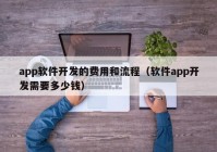 app软件开发的费用和流程（软件app开发需要多少钱）