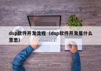 dsp软件开发流程（dsp软件开发是什么意思）