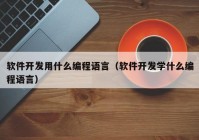 软件开发用什么编程语言（软件开发学什么编程语言）